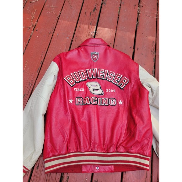 Vintage Dale Earnhardt Jr Leather Racing Jacket Chase Authentics L - Picture 9 of 9